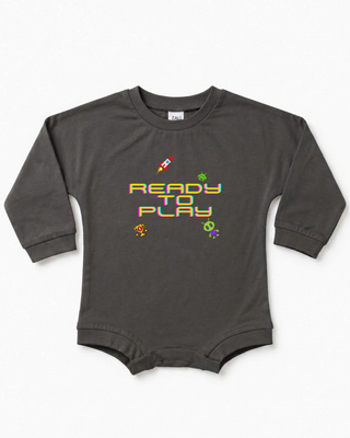 Arcade Collection - Long Sleeve Box Romper
