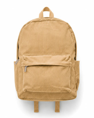 Custom Embroidered Corduroy Backpack