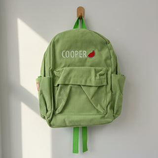 Personalised Backpack - Lime Green