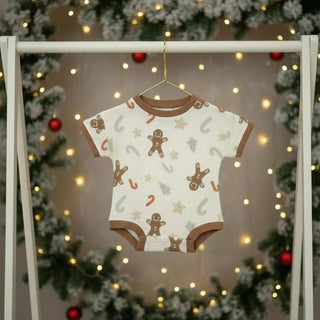 Christmas Boxy Romper - Gingerbread
