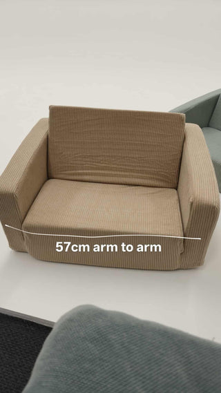 Fold Out Sofa - Dusty Pink