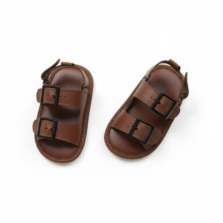 Chocolate Buckle Sandals