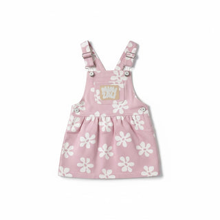Toddler Overall Dress - Lavender