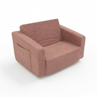 Fold Out Sofa - Dusty Pink