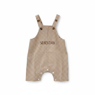 Short Overalls - Gingham