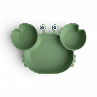 Silicone Crab Plate - Green