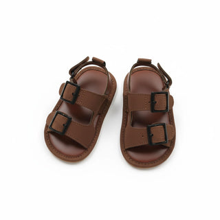 Chocolate Buckle Sandals