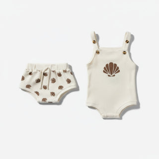 Summer Singlet Set - Seashell