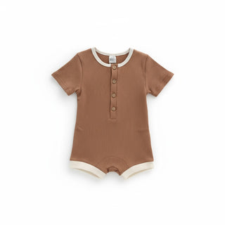 Basics Romper - Light Brown