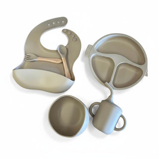 Silicone Feeding Set - Beige