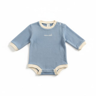 Terry Toweling Romper - Light Blue
