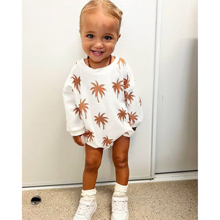 Waffle Knit Palm Romper