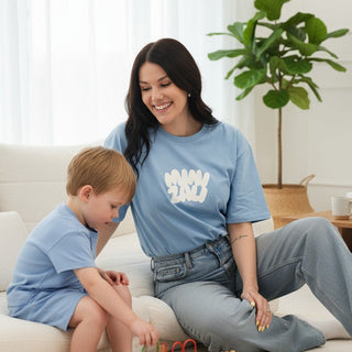 MZ Logo Tee - Adults - Light Blue