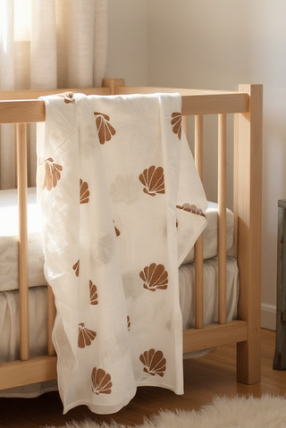Muslin Wrap - Seashell
