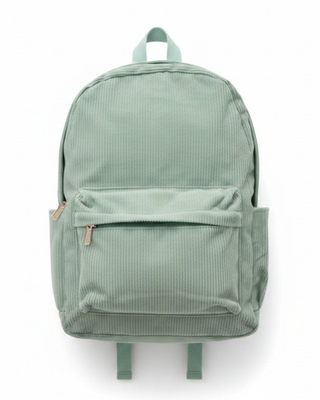 Corduroy Backpack - Green - NO CUSTOMISATION CURRENTLY AVAILABLE