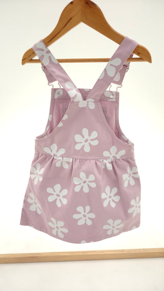 Toddler Overall Dress - Lavender