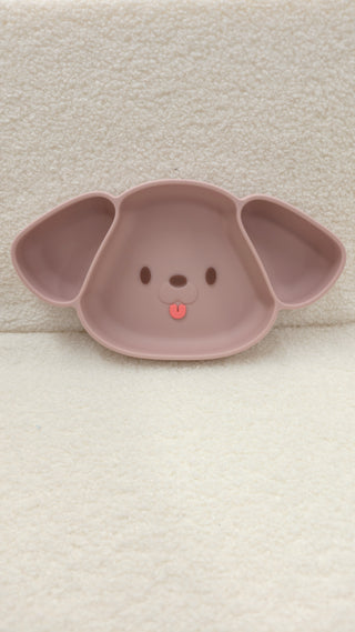 Silicone Puppy Plate - Pink