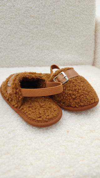 Boucle Brown Sandals