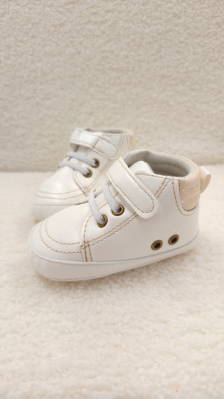 PU White High Tops