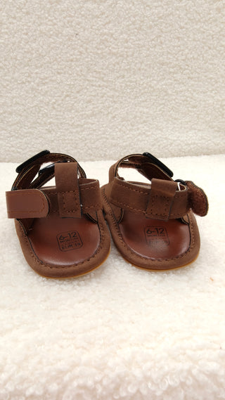 Chocolate Buckle Sandals
