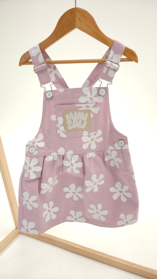 Toddler Overall Dress - Lavender