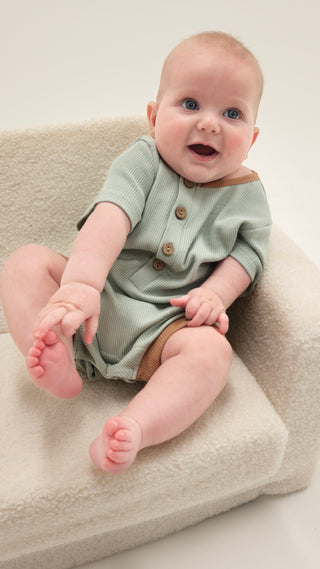 Basics Romper - Sage