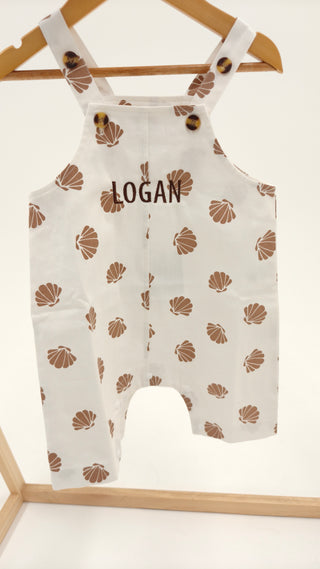 Short Overalls - Seashell