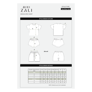 Terry Toweling Summer Set - Lavender