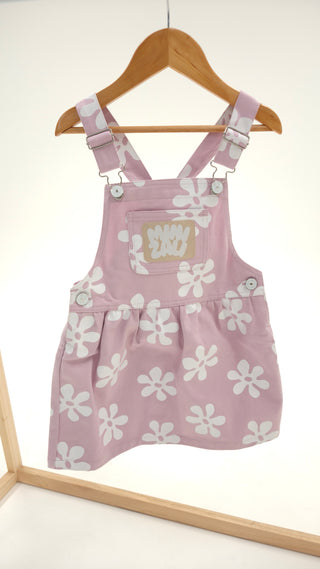 Toddler Overall Dress - Lavender