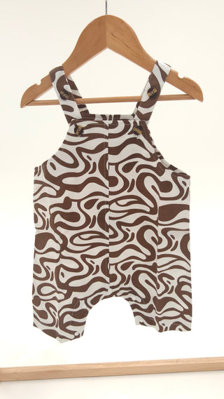 Short Overalls - Chocolate Wave