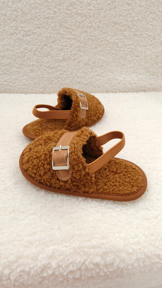 Boucle Brown Sandals