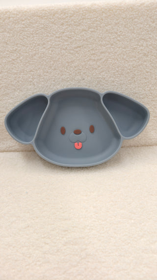 Silicone Puppy Plate - Blue
