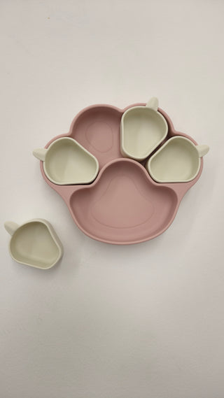 Silicone Paw Print Plate - Pink