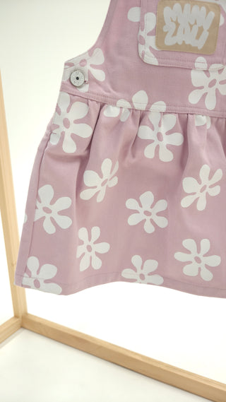 Toddler Overall Dress - Lavender