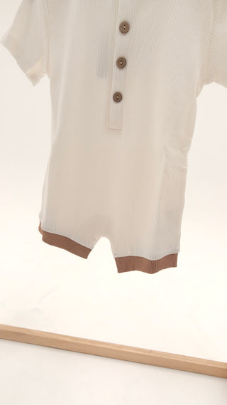 Basics Romper - White