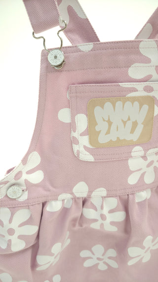 Toddler Overall Dress - Lavender