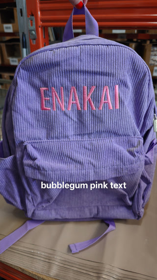 Personalised Backpack - Purple