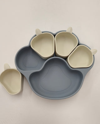 Silicone Paw Print Plate - Blue