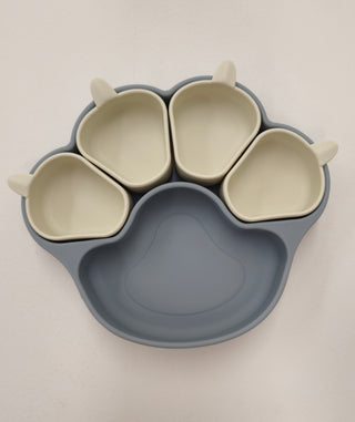 Silicone Paw Print Plate - Blue