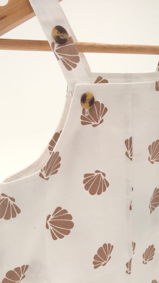 Short Overalls - Seashell