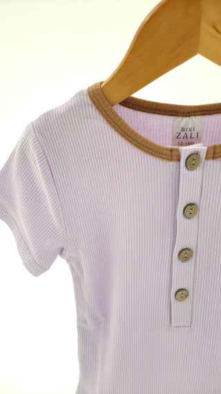 Basics Romper - Lavender