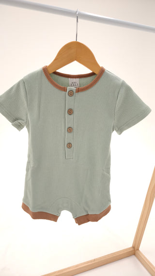 Basics Romper - Sage